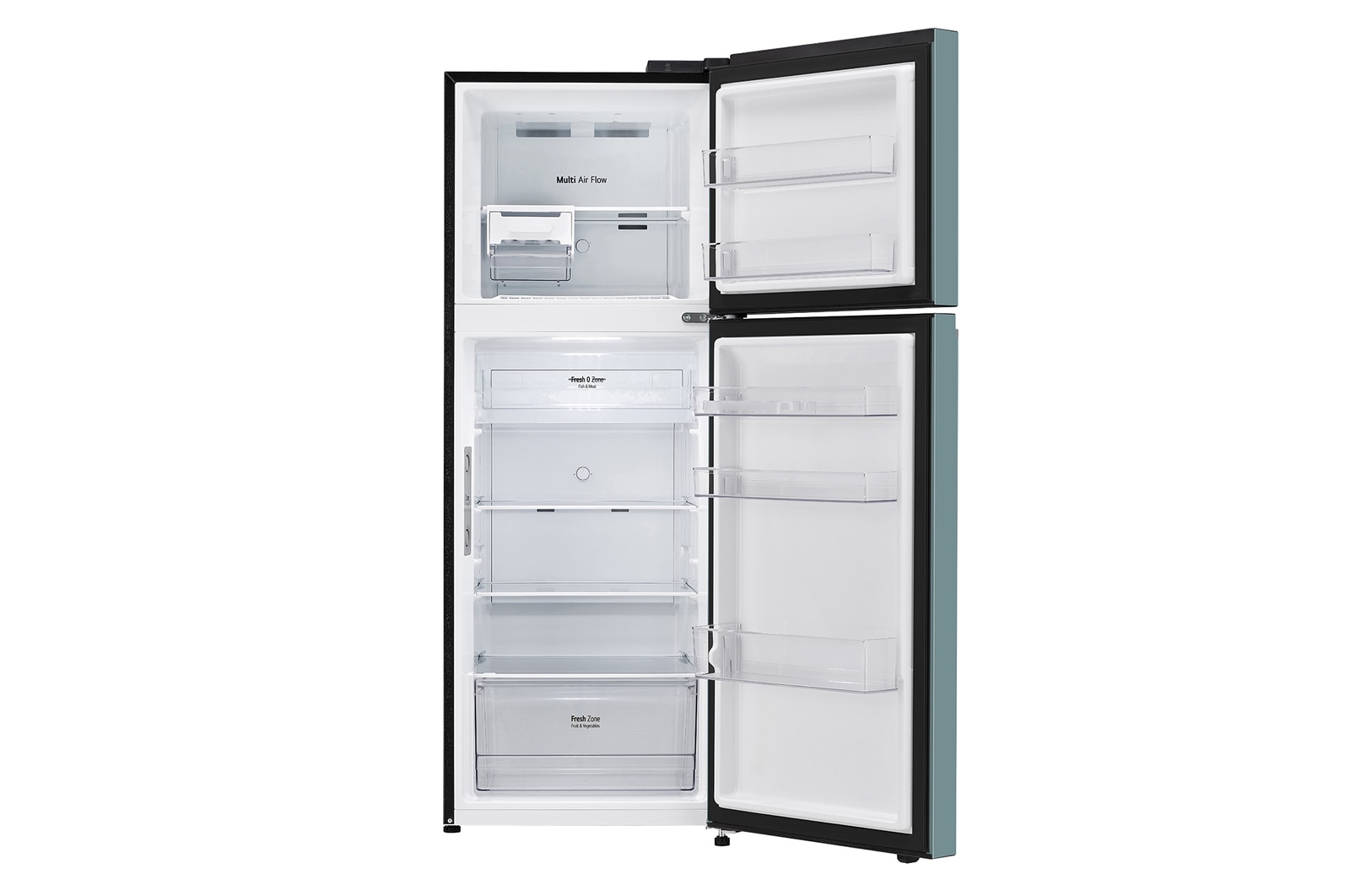 Front open door with food